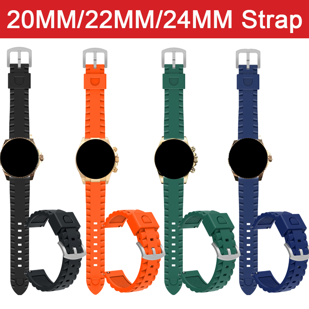 Sport Loop Strap - Soft Silicone Strap For 20mm 22mm