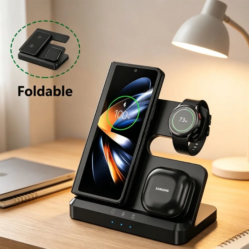 Watch Charger Cable - 3 in 1 Fast Wireless Charger