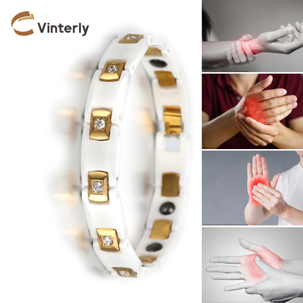 Ceramic Link Bracelet - Vinterly Bracelets for Women Chain Link