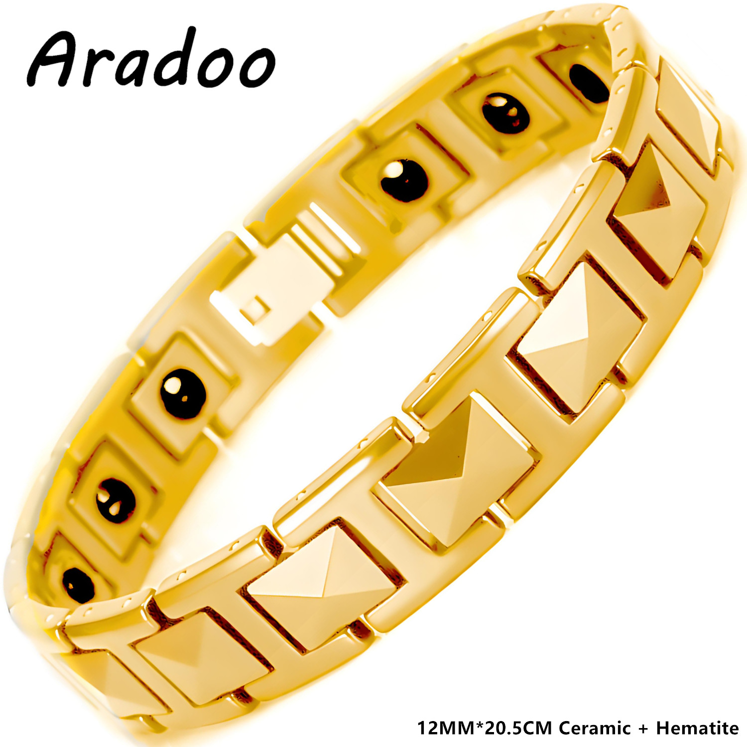 Ceramic Link Bracelet - ARADOO Premium Ceramic Bracelet for Men