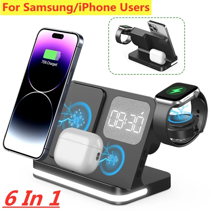 Watch Charger Cable - Wireless Charger Stand For iPhone 15