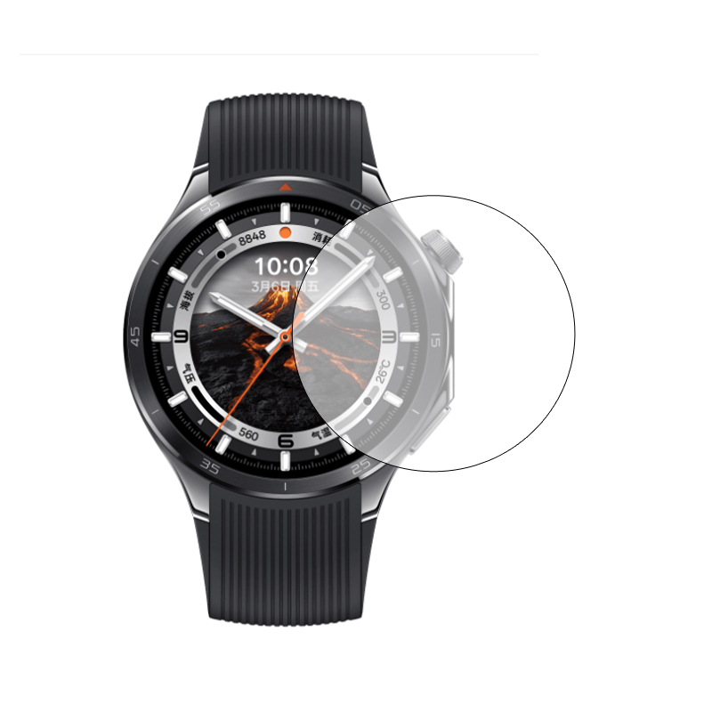 Smartwatch X2 - Smartwatch Hard Glass Clear Protective Film