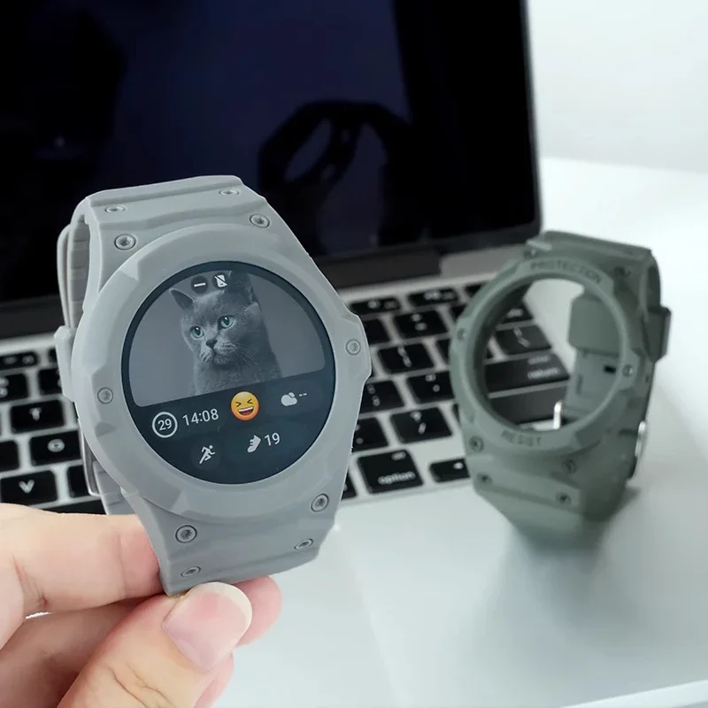Sport Loop Strap - NEW Silicone Strap+PC Case for Samsung