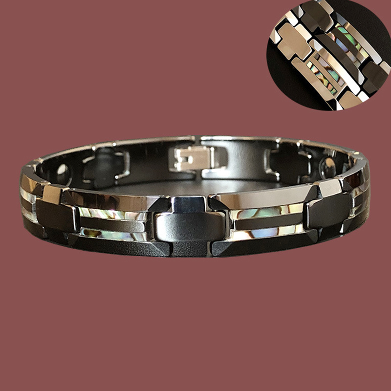 10mm Havey Punk Black Ceramic  - огляд і ціна Ceramic Link Bracelet