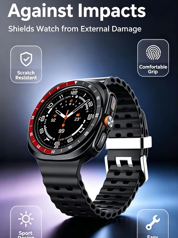 Scale Bezel+Case for Samsung G - огляд і ціна Samsung Smartwatch Ultra Accessories