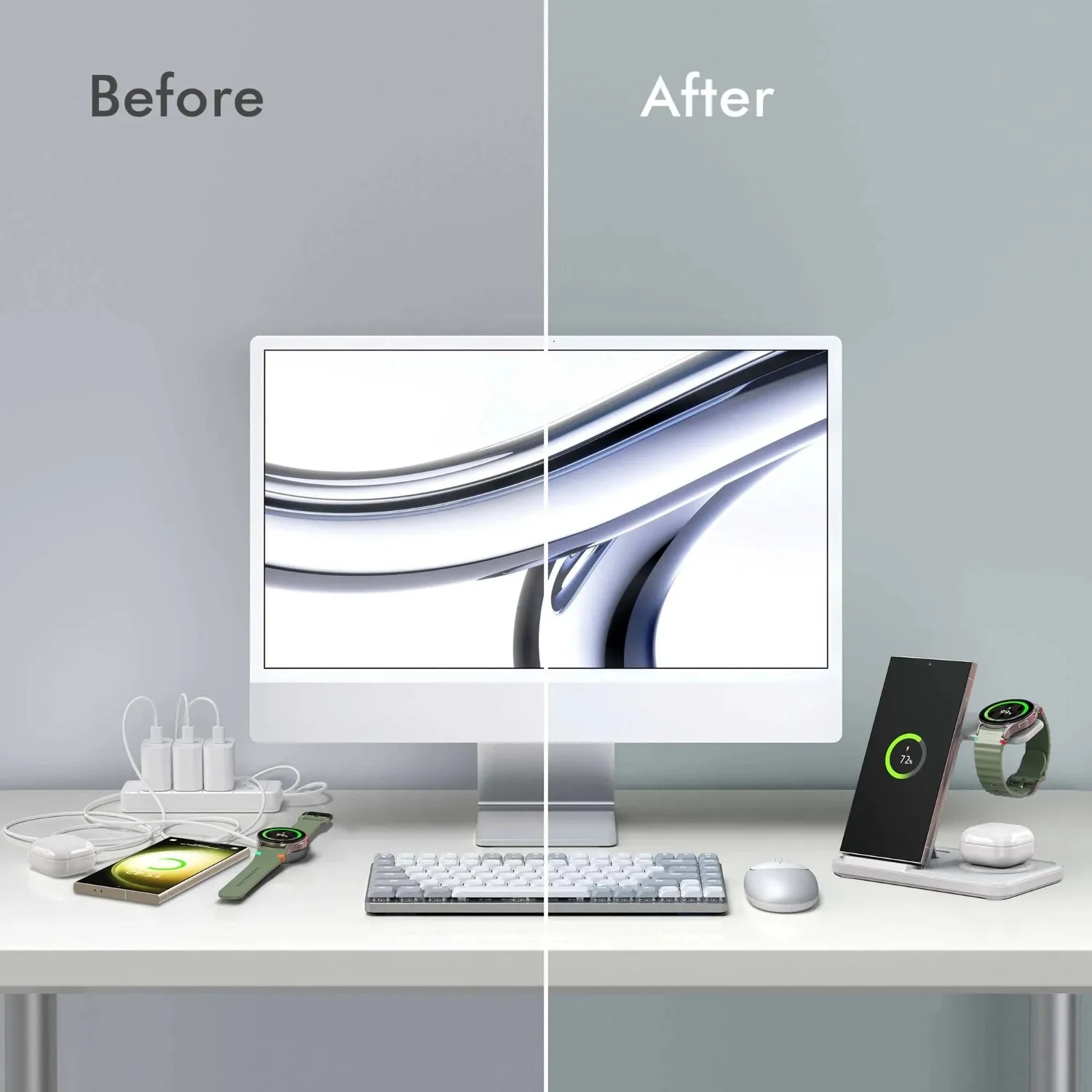 Desktop 3-in-1 Wireless Charge - огляд і ціна Watch Charger Cable