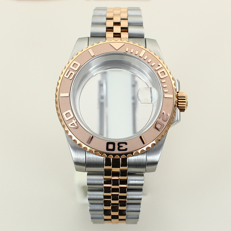 40mm Silvery Rose Gold Watch C - огляд і ціна Ceramic Link Bracelet