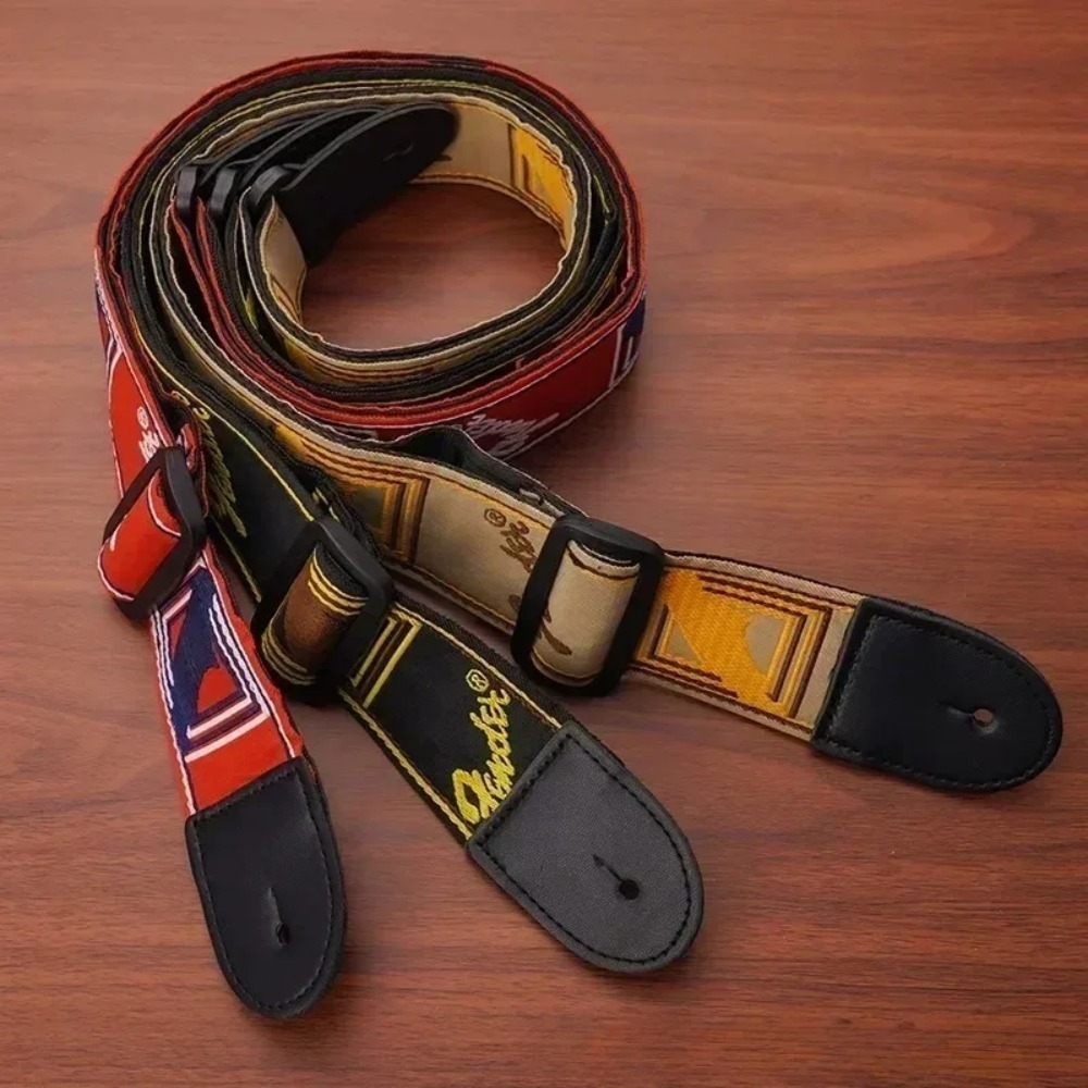 1pc Embroidery Guitar Strap Le - огляд і ціна Leather Classic Strap