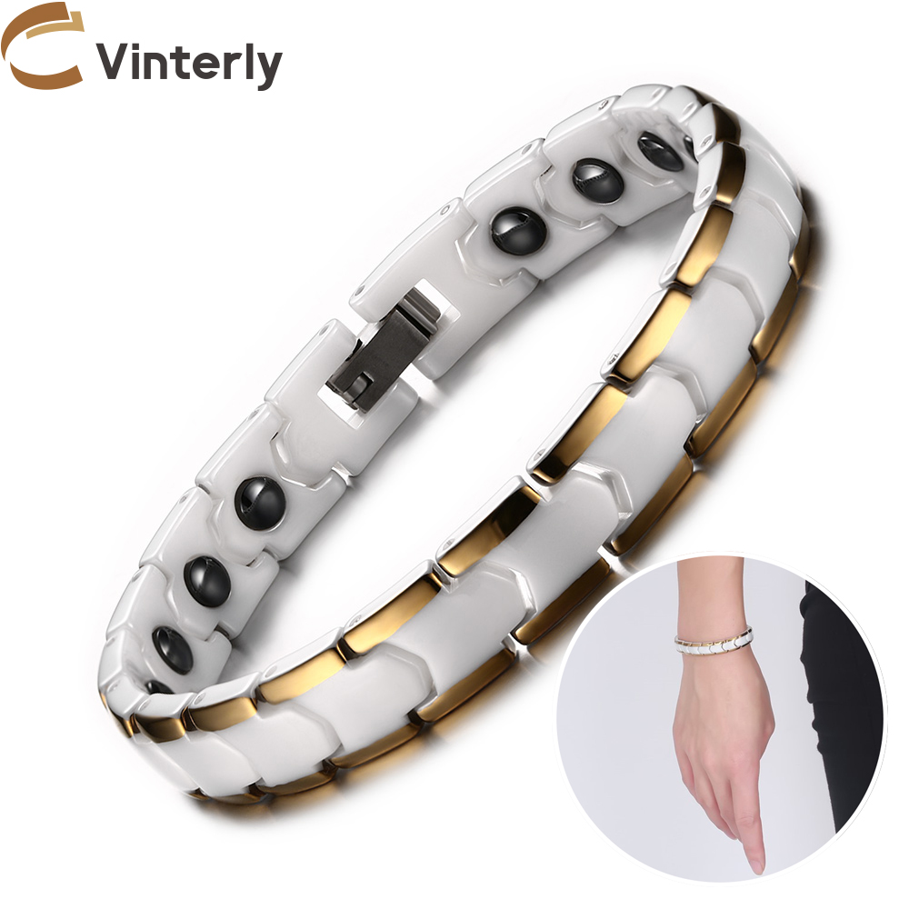 Vinterly Bracelets for Women A - огляд і ціна Ceramic Link Bracelet