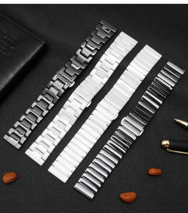 22mm ceramic watch Strap For A - огляд і ціна Ceramic Link Bracelet