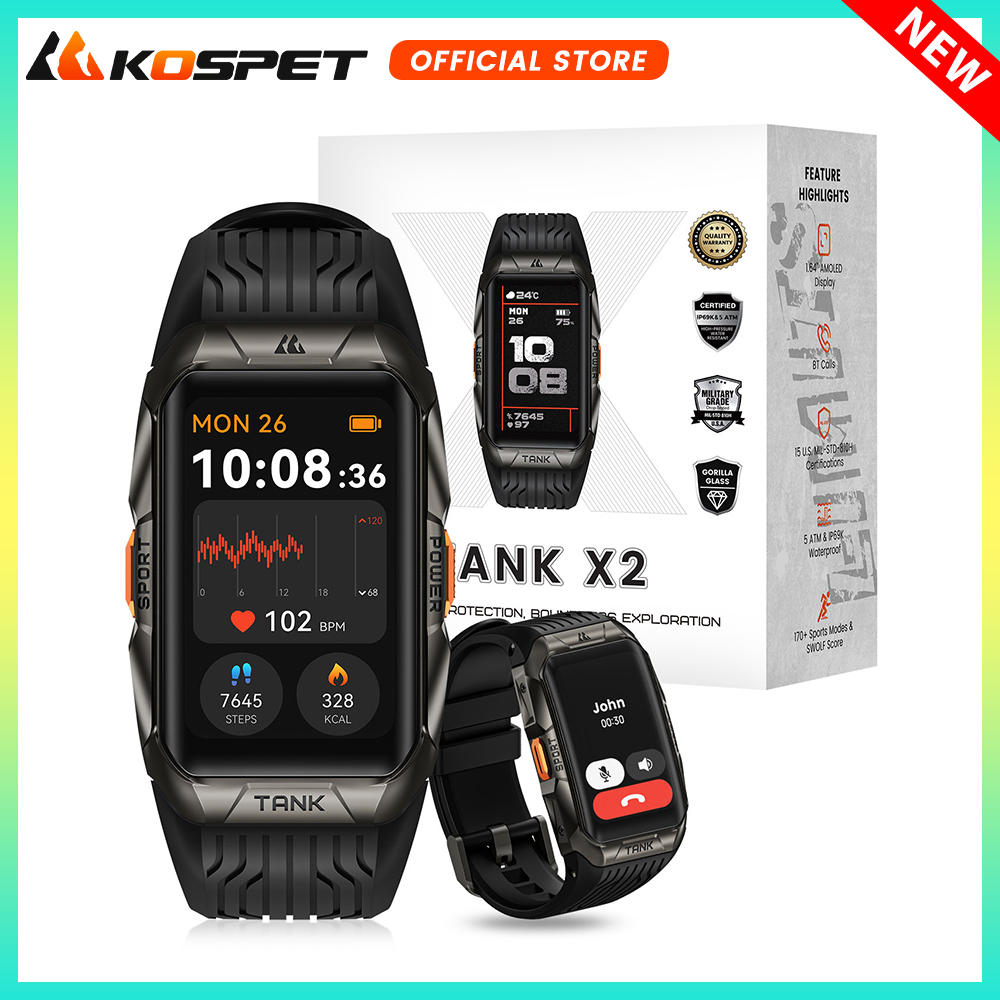 KOSPET TANK X2 Smart Watch For - огляд і ціна Smartwatch X2