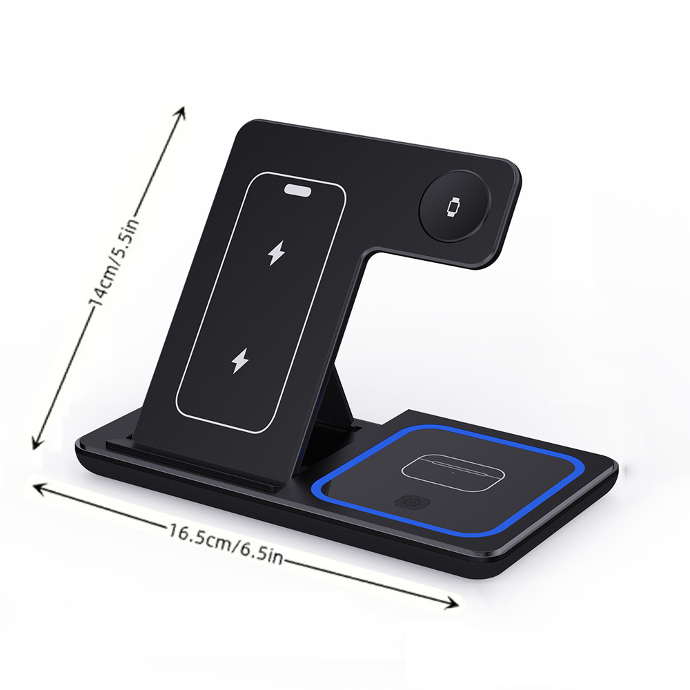 15W 3 in 1 Wireless Charger St - огляд і ціна Watch Charger Cable