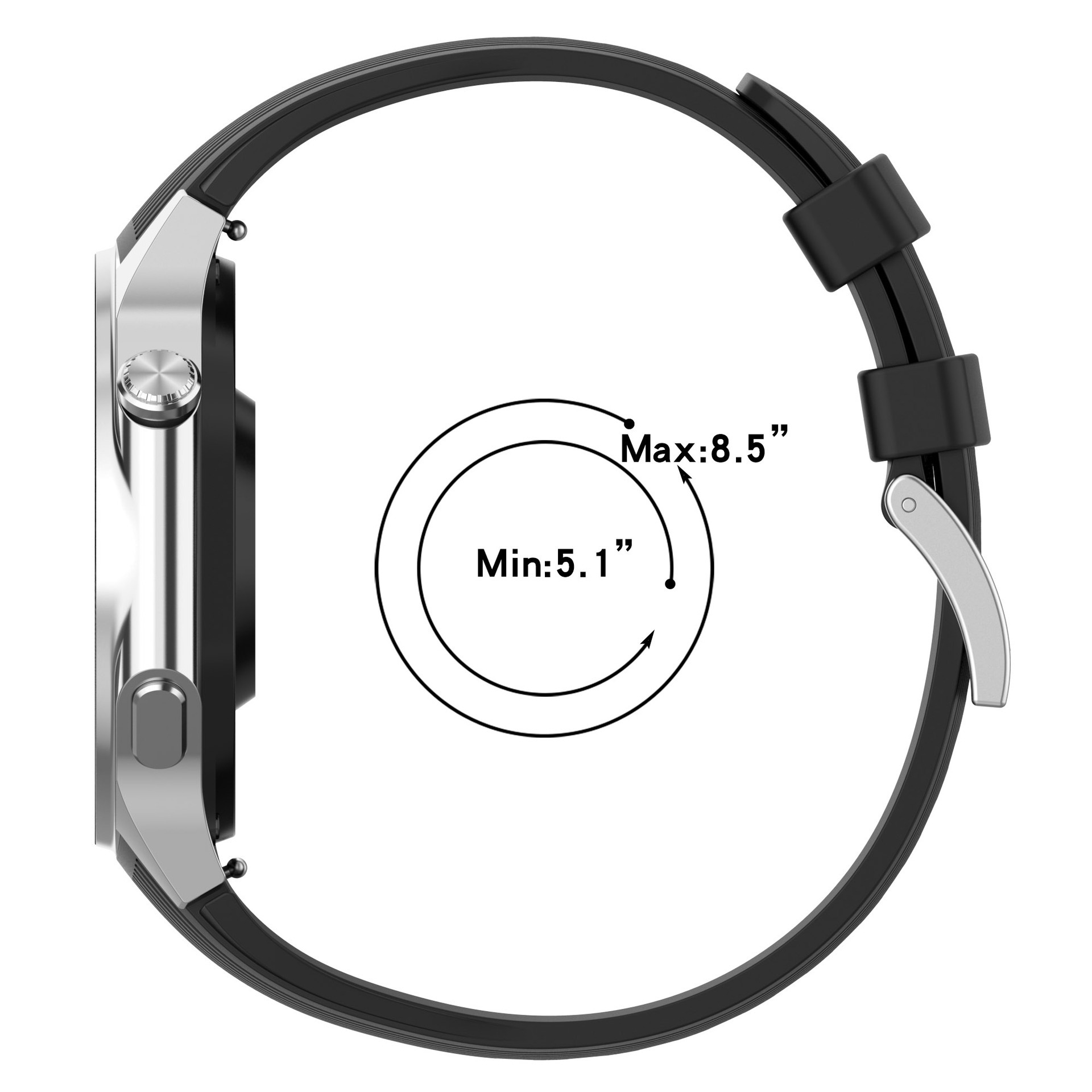 No Gap Silicone Watchband For  - огляд і ціна Smartwatch X2