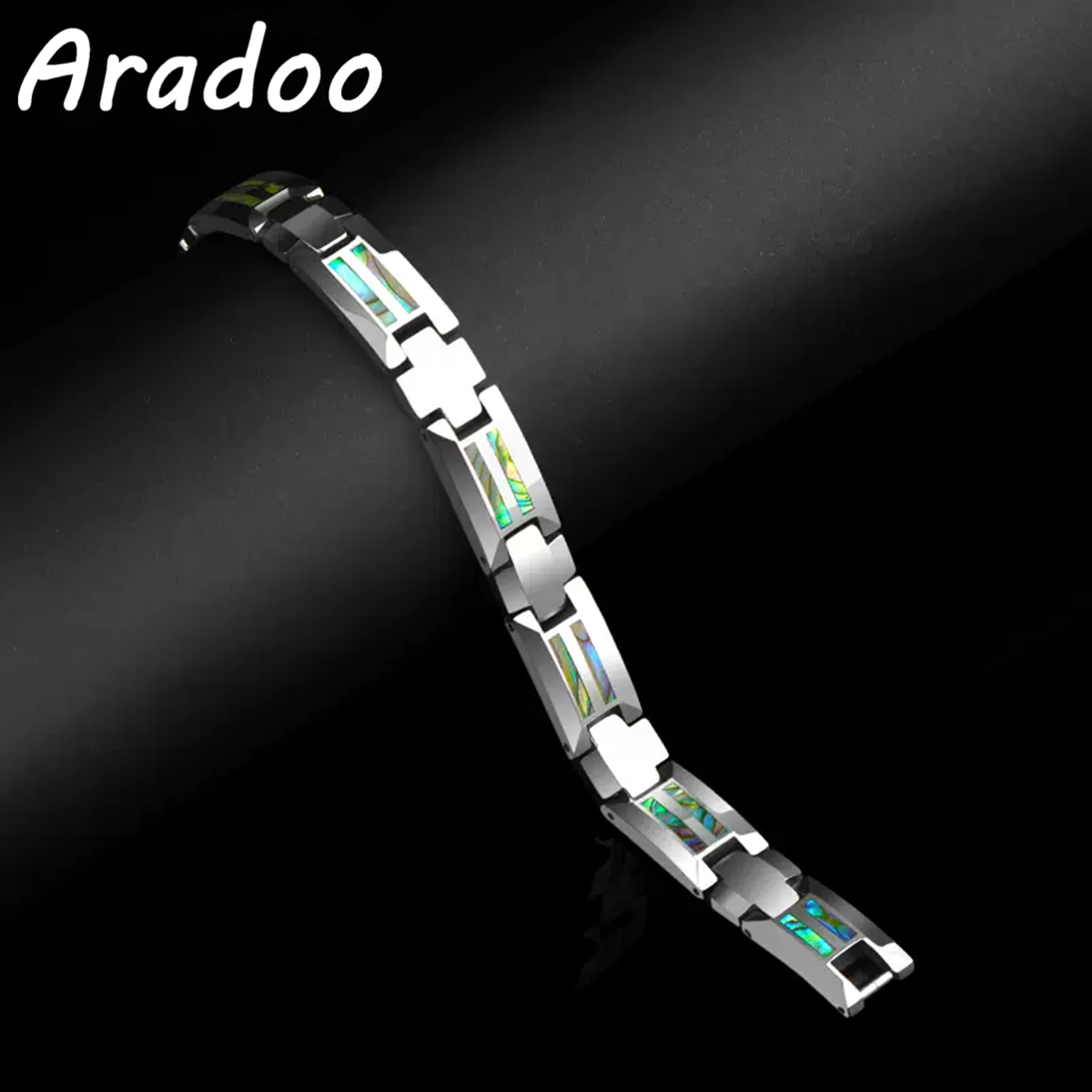 Abalone Shell Tungsten Steel B - огляд і ціна Ceramic Link Bracelet