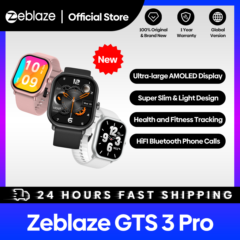 New Zeblaze GTS 3 Pro Voice Ca - огляд і ціна Smartwatch Face