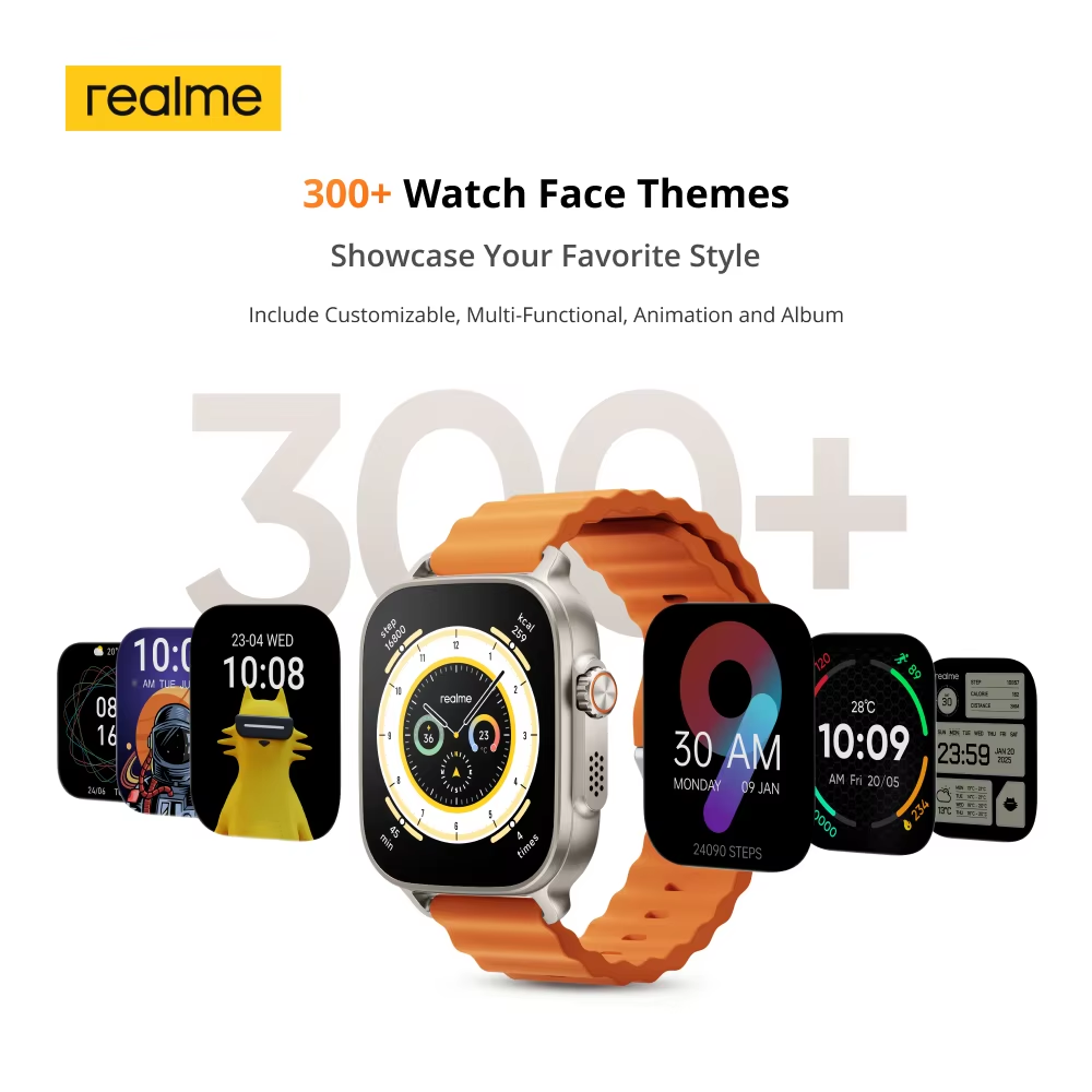 Global Version realme watch 5  - огляд і ціна Smartwatch Face