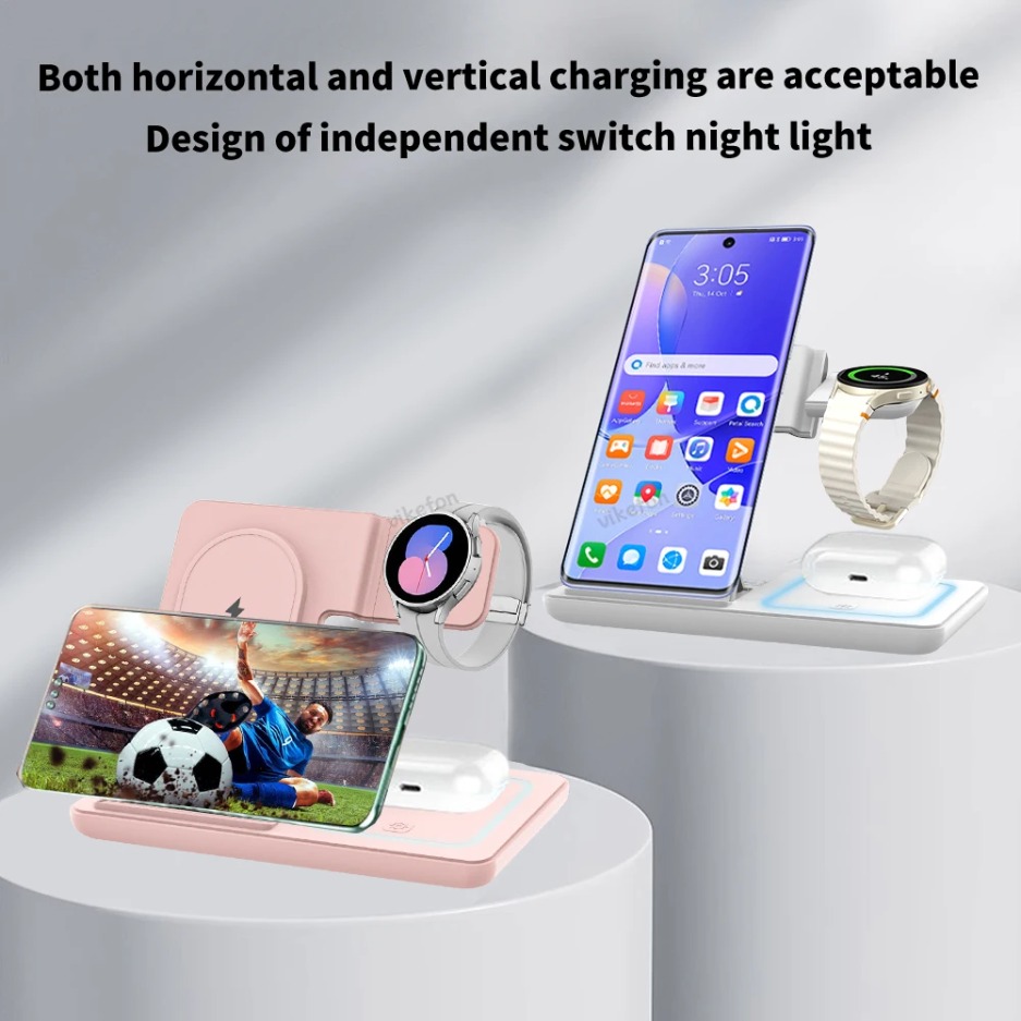 3 In 1 Foldable Wireless Charg - огляд і ціна Watch Charger Cable