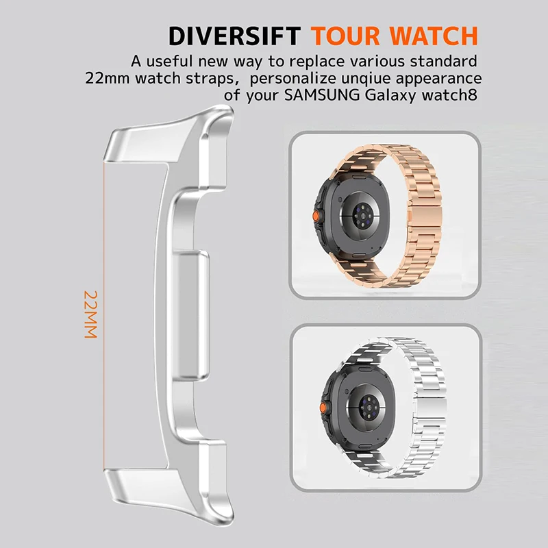 22mm WatchBand Connector for s - огляд і ціна Smart Watch Accessories