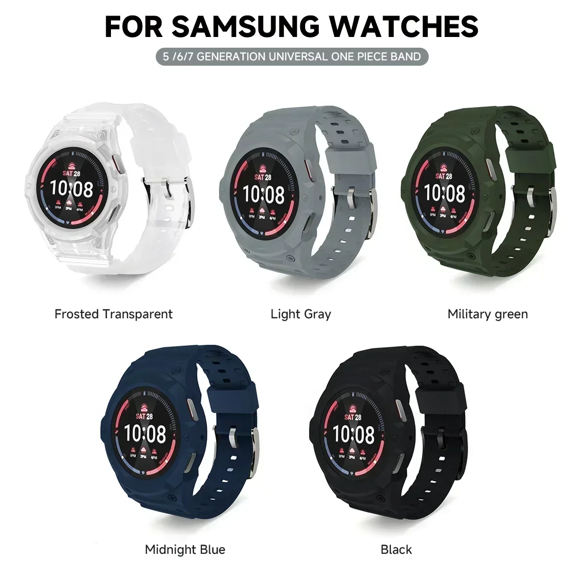 NEW Silicone Strap+PC Case for - огляд і ціна Sport Loop Strap